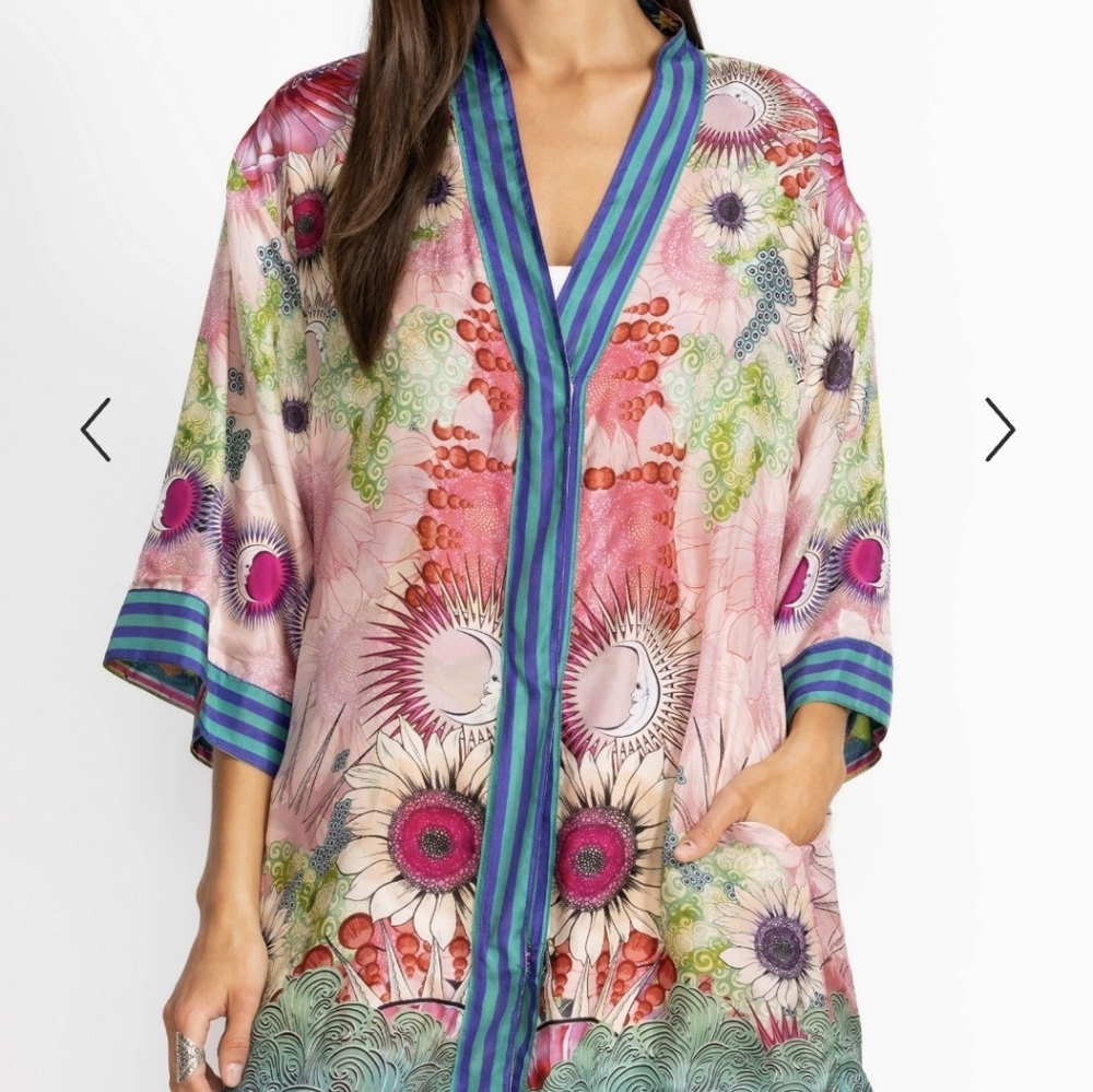 Johnny Was Frida Kimono Reversible XS Never Worn New With Tags